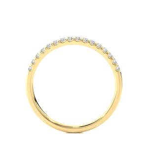 Bague en or 18 carats avec diamants, bague en diamant de laboratoire de forme ronde, 0,25 carat, taille ronde en 16 pierres de diamant - Product Image 6