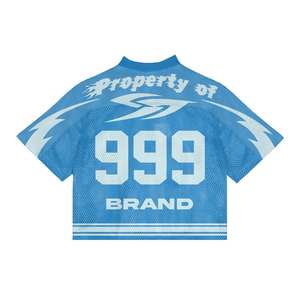 Camiseta Deportiva de Malla para Hombre, Talla Grande, Personalizable, de Secado Rápido, con Diseño en Blanco para Usar en la Playa - Product Image 5