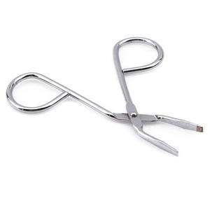 High Quality Curved Stainless Steel Sharp Eyelash Extension <b>Scissors</b> for Manicure and Cuticle Use - Product Image 4