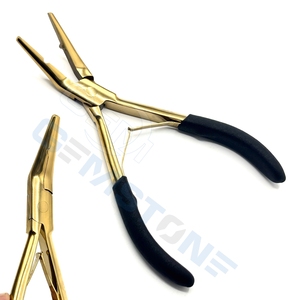 Alicate Profesional de 7 Pulgadas para Extensiones de Cabello, Acero Inoxidable, Punta Larga, Herramienta para Micro Anillos y Nano Beads - Product Image 5