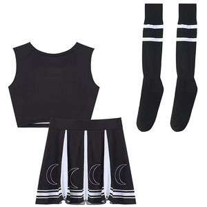Meilleurs ensembles d'uniformes de cheerleading pour femmes, personnalisés, en gros, dernier design, transfert thermique, 100 % polyester, haute qualité - Product Image 5