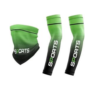 Mangas Deportivas para Ciclismo al Aire Libre UPF50+ de Lycra Unisex con Estampado por Sublimación y Silicona Antideslizante Largas para Verano - Product Image 3