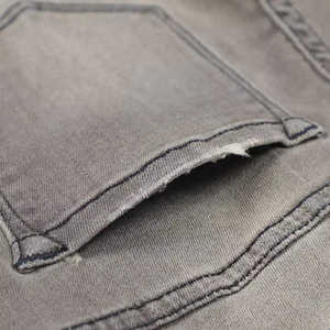 Jeans de Mezclilla Elásticos de Diseño Personalizado para Hombre, Corte Ajustado, Estilo Urbano, Pantalones de Mezclilla Modernos - Product Image 4