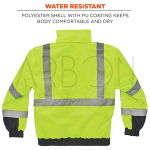 New Trendy Good Supplier With Own Logo Windproof Custom Waterproof High Visibility Reflective Safety <b>Jackets</b> For Wholesale Rate - Product Image 2
