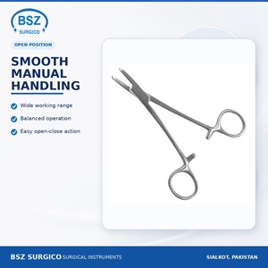 ที่จับเข็ม BSZ SURGICO Mayo-Hegar ขนาด 16 ซม. แบบตรง ทำจากสแตนเลส สำหรับการผ่าตัดทั่วไป - Product Image 4