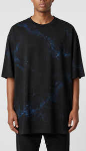 Camiseta Sublimada Oversize Estilo Urbano para Hombre, Corte Regular, Casual, Moderna, de Poliéster/Algodón, Anti-UV, de Secado Rápido - Product Image 6