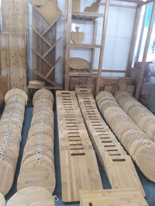 [VENTE CHAUDE] Planche à découper ronde en bambou pour hacher les légumes, les fruits, la viande et préparer les repas - Passe au lave-vaisselle au Vietnam - Product Image 3