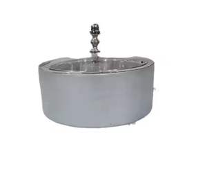 Recipiente de Acero Inoxidable de Lujo para Calentar Comida Tipo Buffet, con Tapa de Vidrio, Porta Cucharas, para Servir en Hoteles y Eventos - Product Image 5