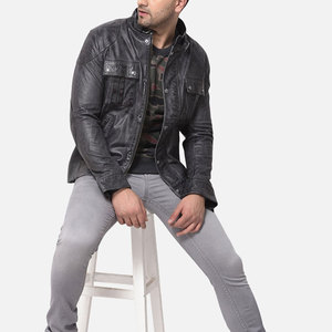 Fully Customized Design Wholesale Rate <b>Men's</b> <b>Leather</b> <b>Jacket</b> Winter Collection Handsome Look <b>Men's</b> PU <b>Leather</b> <b>jacket</b> for <b>men</b> - Product Image 3