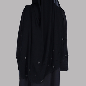 Wholesale Women Abaya Supplier Dubai Fashion Abaya with Beaded <b>Sleeves</b> and Export Quality Stitching - Product Image 4
