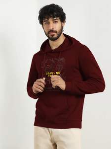 เสื้อฮู้ดดี้ผู้ชายสไตล์สตรีทแบบ OEM ขนาดใหญ่พิเศษ  แบบเรียบๆ ไม่มีลาย  สำหรับฤดูหนาว  เสื้อสเวตเชิ้ตผู้ชายแบบสวมหัว  แฟชั่น - Product Image 3