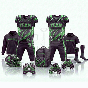 ชุดอเมริกันฟุตบอลสำหรับผู้ชายรุ่นใหม่ Combo-100% โพลีเอสเตอร์ ระบายอากาศได้ดี ซับเหงื่อ ป้องกันแบคทีเรีย ปรับแต่งได้ - Product Image 4