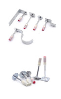 Mini clous ronds pour plafond, outils de décoration intégrés, clous en acier pour pistolet à clous avec tête plate et tiges lisses