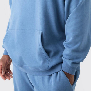 Fabricante de Ropa al por Mayor, Conjunto Deportivo Extra Grande para Hombre, Felpa de Algodón, Logotipo Personalizado, Conjunto Deportivo Informal de Gran Peso - Product Image 5