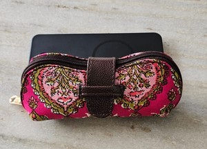 Étui à lunettes en coton imprimé, pochette en tissu doux pour lunettes, housse de protection pour femmes et hommes, accessoire de voyage et de transport quotidien - Product Image 3