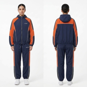 Conjunto Deportivo Cortavientos para Hombre, Talla Grande - Chaqueta y Pantalones Cortavientos para Correr, Venta al Por Mayor - Product Image 6