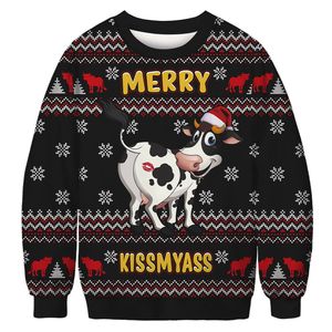 <b>Christmas</b> Llama Santa Sweatshirt Unisex Sublimation Holiday Pullover - Product Image 4