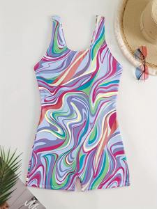 High Quality Custom Women Swimsuit <b>Bikini</b> <b>Set</b> <b>Sexy</b> Girls Bathing Suit Sublimation Print Beachwear One Piece Swimming Suit - Product Image 1