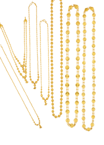 Cadena de Oro Sólido de 22K |   Cadena de Oro Tradicional India |   Joyería de Oro 916 con Sello de Calidad para Hombre y Mujer - Product Image 1