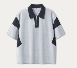 Camiseta Casual para Hombre, Corte Ajustado, Lavado a la Piedra, Poliéster y Algodón, Cuello Redondo, Manga Corta, Disponible en Varias Tallas para Uso Diario - Product Image 1