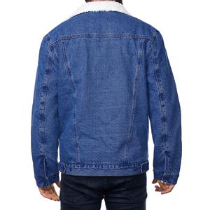 Vestes en jean d'hiver pour hommes, couleur personnalisée, très confortables, prix de gros de haute qualité, tendance du moment avec logo frontal - Product Image 2