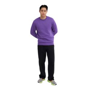 เสื้อสเวตเชิ้ตคอกลมผ้าฝ้ายฟลีซคุณภาพสูงสำหรับผู้ชาย 100% ผลิตตามสั่ง เป็นมิตรกับสิ่งแวดล้อม ระบายอากาศได้ดี แห้งเร็ว เหมาะสำหรับฤดูหนาว - Product Image 2