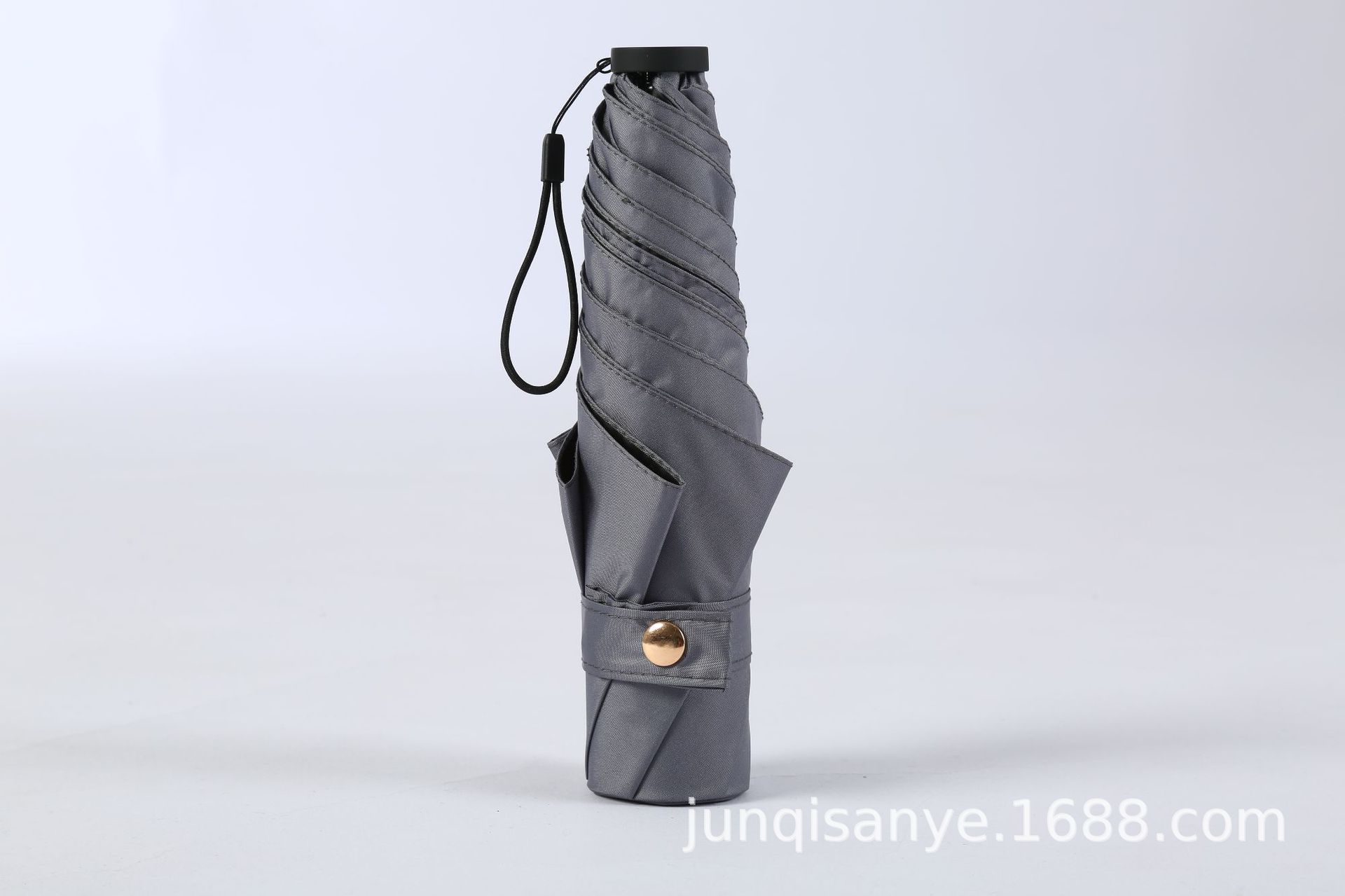 Ultra-light three-fold umbrella-gray