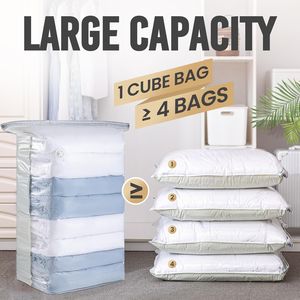 Confezione da 6 Sacchi Sottovuoto Jumbo Extra Large (31x40x15 Pollici) per Piumoni e Biancheria da Letto - Sigillatura Sottovuoto per Massimo Risparmio di Spazio - Product Image 2