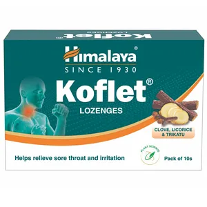 ยาอมแก้เจ็บคอ Koflet-SF สำหรับการดูแลสุขภาพสมดุลด้วยสมุนไพรและบรรเทาอาการเจ็บคอในทุกวัน - Product Image 1