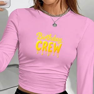 Camiseta manga larga moda mujer Birthday CREW - Product Image 2