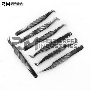 แหนบต่อขนตาปลายแหลม RMI Professional Black Diamond Grip Customize Logo  ทำจากสแตนเลสเคลือบพลาสม่า - Product Image 3