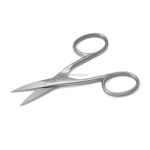 Premium Quality German Stainless CE Certified Left Hand Use Strong Nail Cutting <b>Scissors</b> Curved Blade Very Sharp <b>Cuticle</b> <b>Scissor</b> - Product Image 4