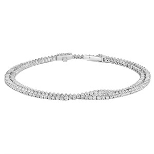 Luxury Diamond Tennis <b>Bracelet</b> in Platinum 18K Gold 14K Gold Round Lab Grown Diamond Elegant Fine Jewelry <b>Bracelet</b> for Women - Product Image 2