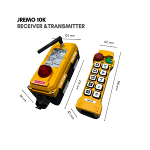 Control Remoto por Radio Industrial para Grúas y Elevadores, Velocidad Simple y Doble, Voltaje CA/CC, JEICO JREMO 10K, Hecho en Corea - Product Image 6