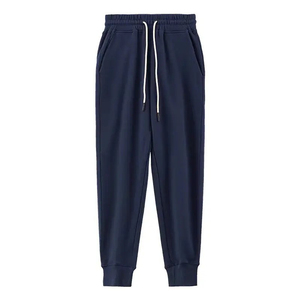 Pantalones de Invierno para Hombre, Nuevo Estilo, Algodón y Poliéster, Forro Polar Transpirable, Color Sólido, Diseño Urbano, Pantalones Lavados - Product Image 3