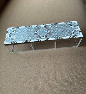 CrescentOak Caja de Perlas Artesanal de Madera con Nácar y Acrílico, Soporte para Dulces para el Ramadán, Mesas de Iftar e Interiores de Lujo - Product Image 2