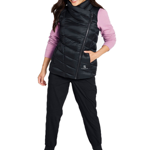 Plus Size <b>Women's</b> Puffer Vest <b>Sleeveless</b> Down <b>Jacket</b> Winter Warm Breathable Nylon Custom Logo <b>Sleeveless</b> Knitted Winter Premium - Product Image 1