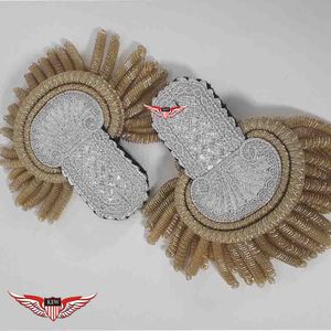 Epaulettes Antiguas Napoleónicas de Lujo, Ecológicas, Bordadas a Mano, Vintage, Elegantes, para Ceremonias - Product Image 1