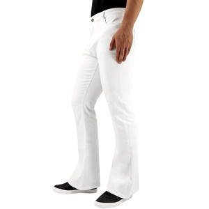 Pantalones Vaqueros Acampanados para Hombre con Logotipo Personalizado, de Color Sólido, Estilo Urbano Holgado, Hip Hop, en Oferta - Product Image 4