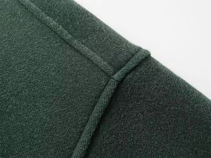 Sweat-shirts personnalisés en gros pour hommes, en coton respirant, molleton épais, style streetwear, design personnalisé, effet délavé, pour garçons - Product Image 4