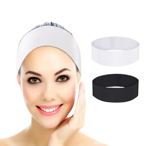 Bandeau Réutilisable Doux NIDY, Extensible avec Crochet et Boucle, Ajustable, Hypoallergénique, Confortable et Lavable pour Hôtels, Salons de Beauté et Usage Personnel - Product Image 1