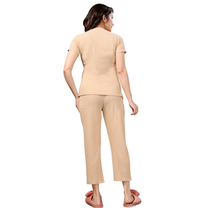 Fabricante de Conjuntos de Pijamas para Mujer, Ropa de Dormir Transpirable de Algodón Estampado, Proveedor Mayorista - Product Image 4