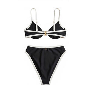 Conjunto de Bikini de Dos Piezas para Mujer, de Secado Rápido, Corte Ajustado, Traje de Baño, Popular 2025 - Product Image 3