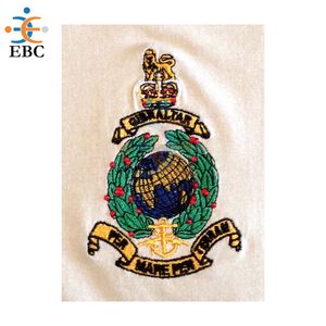 Parches bordados tejidos personalizados, insignias bordadas para planchar, máquina para coser, emblemas bordados, tela para ropa - Product Image 5