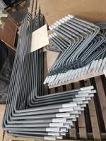 Batang Elemen Pemanas Molybdenum Bentuk U/H/W/I/ Merk ZW Grade ST RA 1600, Kawat Tahan Panas 2.8*160mm untuk Industri, Laris Terjual
