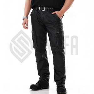 Factory Made Hot Sales Men Leather Pants In Wholesale Made In Best Quality Leather Pants For Men - Product Image 3