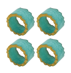 Eco-Friendly Custom Resin Napkin Rings for Festival Used Multi Color Good Quality Coloured Resin Napkin Rings - Product Image 6