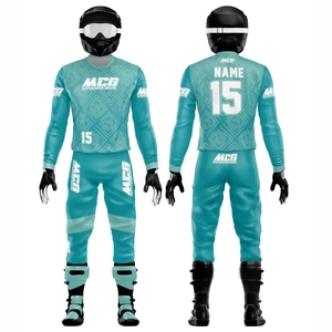 Digital Print % Polyester 220g Breathable Quick Dry Unisex Adult Full Sleeve Kits for ATV Dirt Bike MTB BMX Motocross - Product Image 1