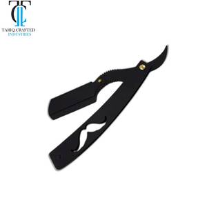 Nouveauté : Rasoir de barbier en acier inoxydable durable pour un rasage en douceur, usage professionnel, TARIQ CRAFTED INDUSTRIES - Product Image 3
