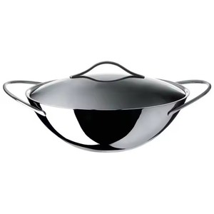 Cacerola moderna de vidrio con tapa y asas de acero inoxidable, diseño rectangular, contenedor aislante para mantener la comida caliente - Product Image 4